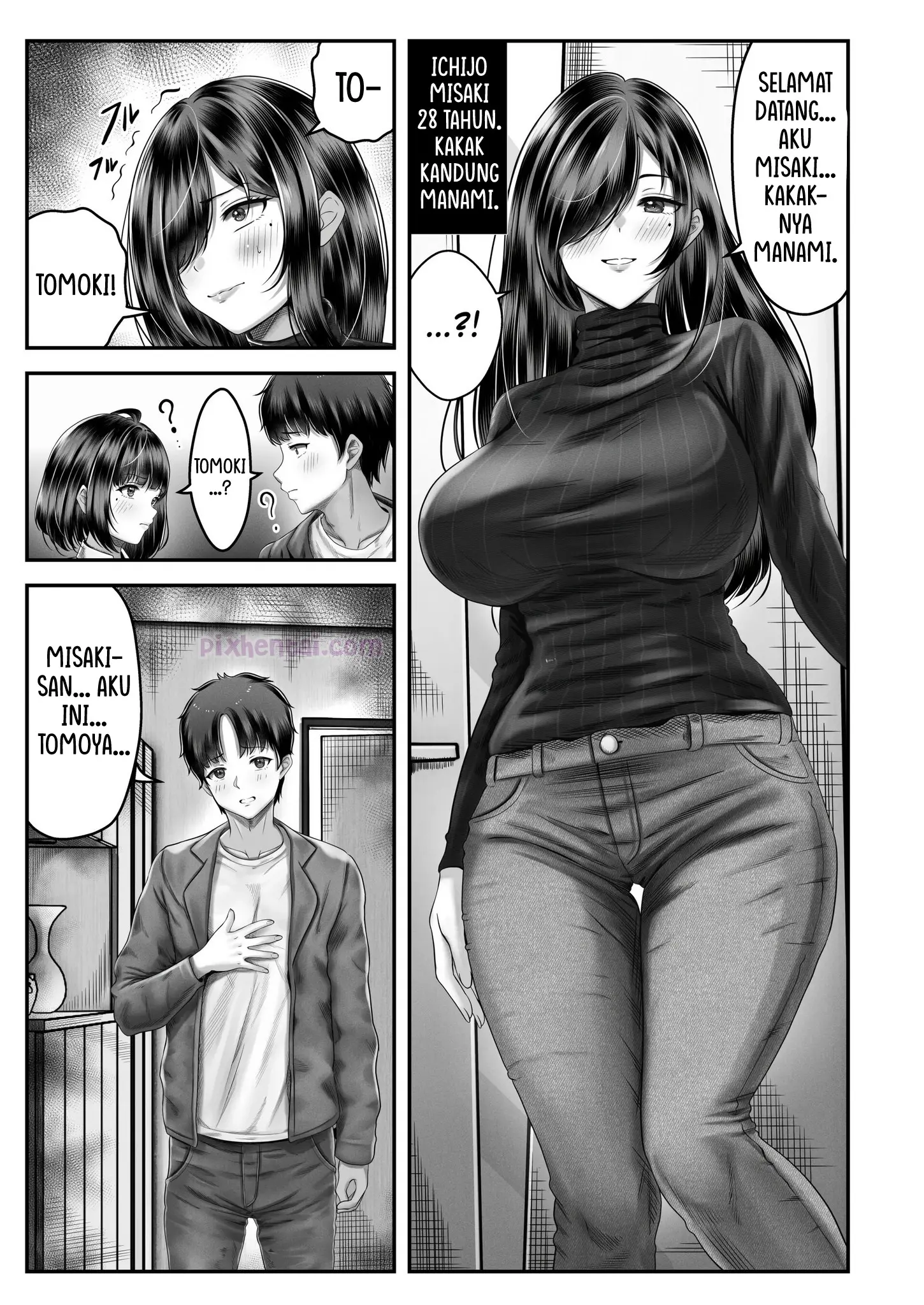Komik hentai xxx manga sex bokep Having Sex With A Large Age Gap Black-Haired Sisters 24